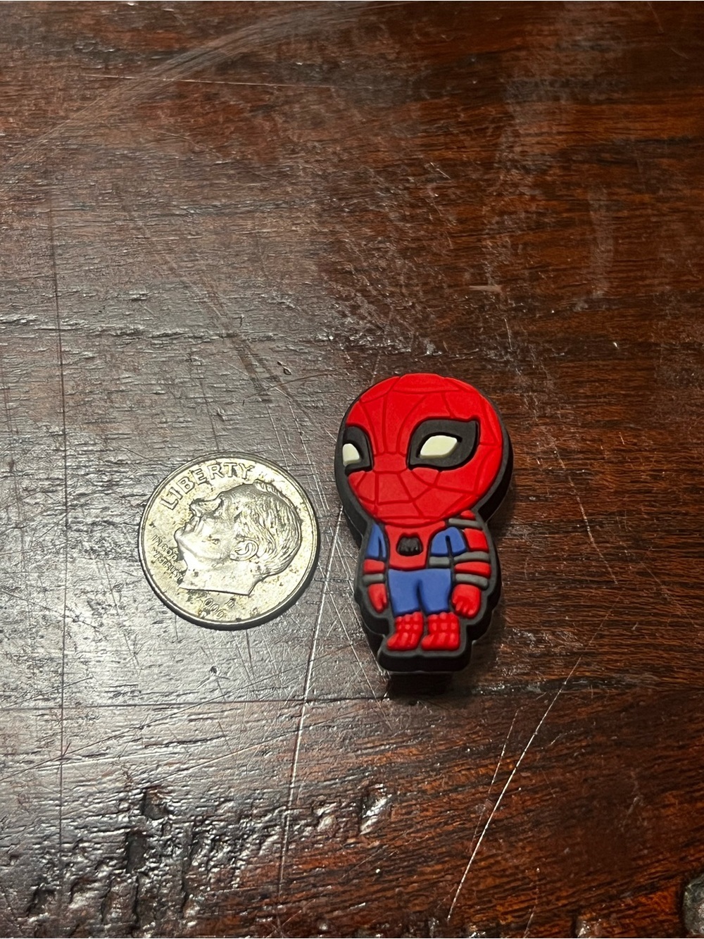 Marvel Spider-Man Red and Blue Shoe Charms Pack - 7 Pieces - Picture 2 of 6